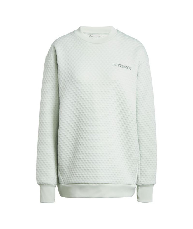 Sweat de Montagne adidas Xpl Crew Neck Femme Verte