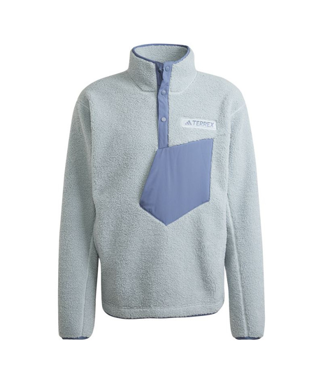 Polar de Montaña adidas Xpl Pile Snap Hombre Gris