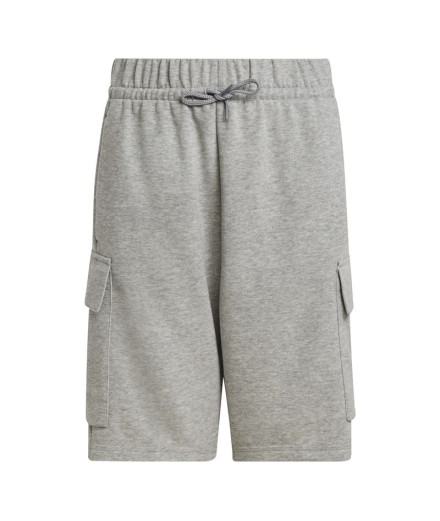 Pantalones adidas Sl French Terry Sh Infantil Gris/Negro Pantalones adidas Sl French Terry Sh Infantil Gris/Negro