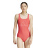 Fato de banho de Natação adidas Big Bars Suit Mulher Vermelho