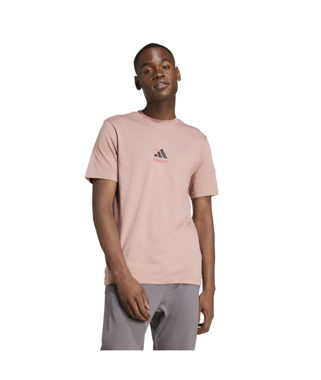 Camiseta adidas Pizza Homem Rosa