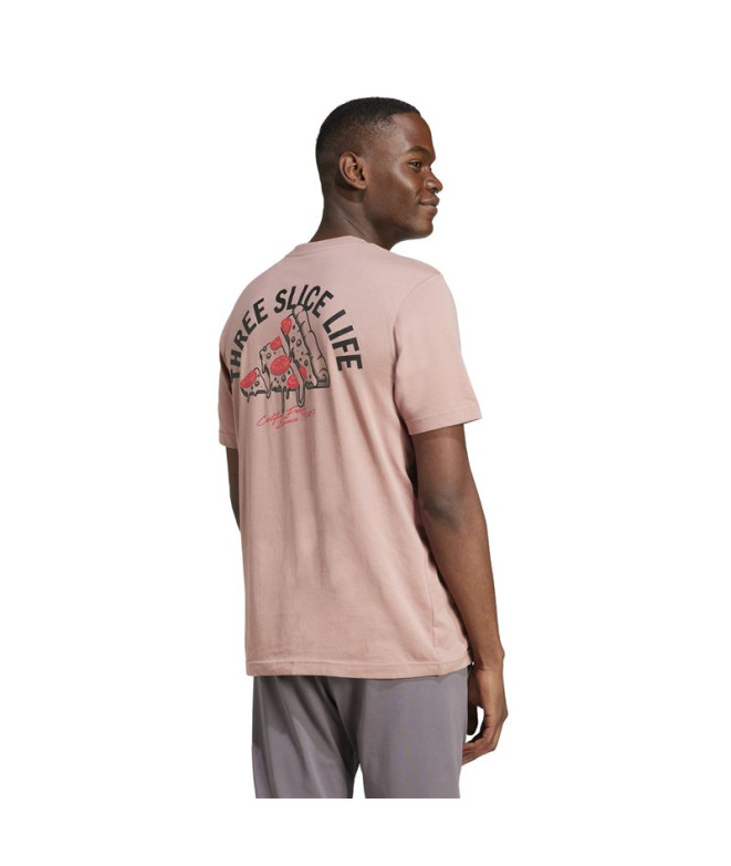 Camiseta adidas Pizza Homem Rosa