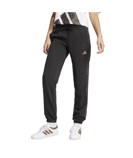 Pantalons adidas Anml 3 Bandas French Terry Femme Noir 2