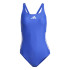Fato de banho de Natação adidas 3 Bandas Bld Swimsuit Mulher Azul