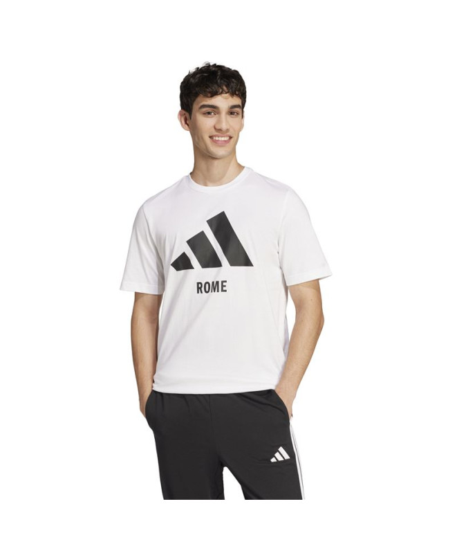 T-shirt adidas Rome Homme Blanc