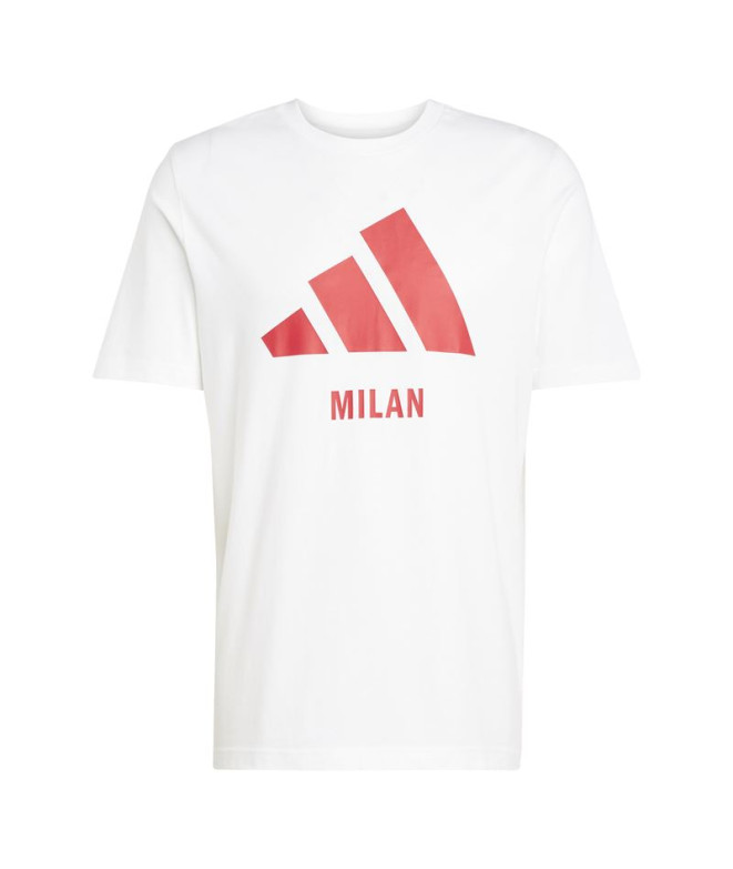 Camiseta adidas Milan Hombre Blanco
