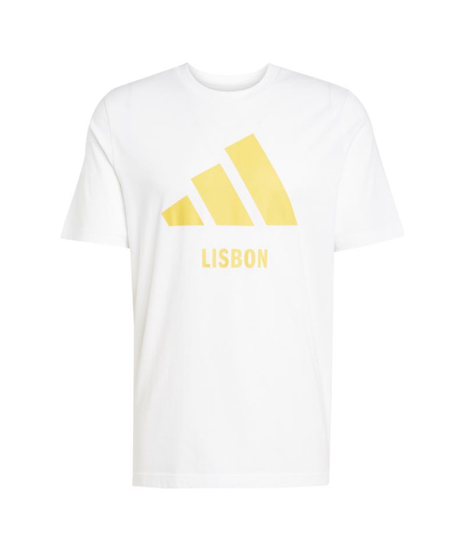 Camiseta adidas Lisboa Homem Branco