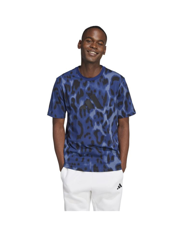 T-shirt adidas Future Icons 3Bar Homme Bleu