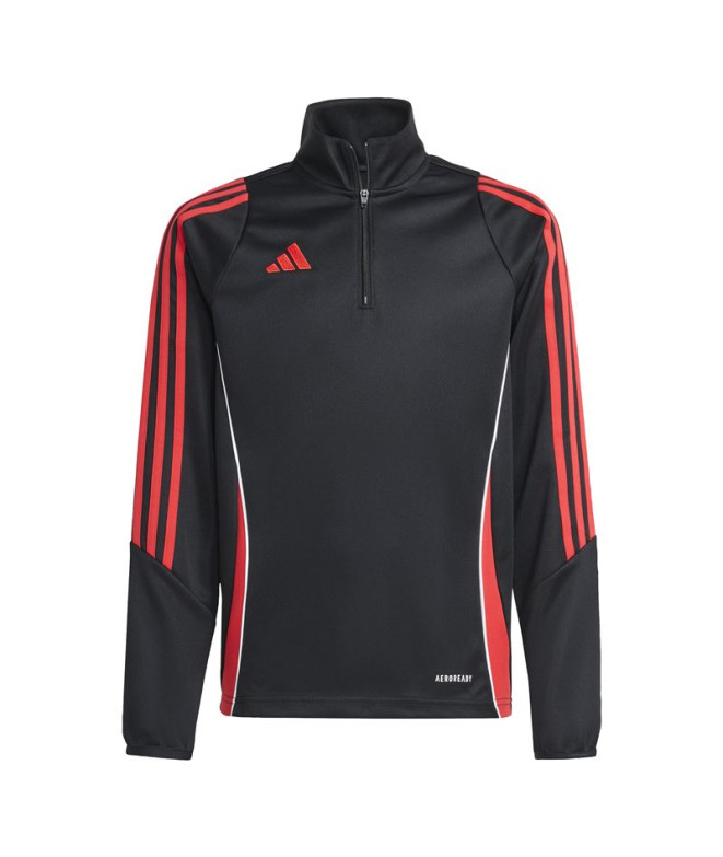 Camiseta de Futebol adidas Tiro24 Trtopy Infantil Preto