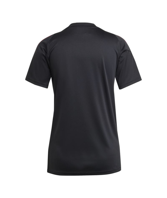 Camiseta de Futebol adidas Tiro24 Mulher Preto