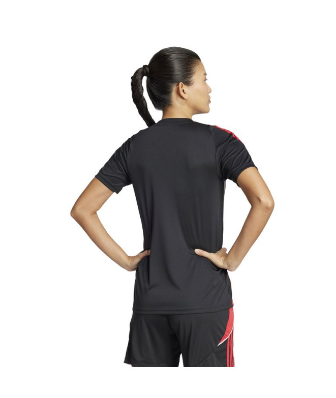 T-shirt de Football adidas Tiro24 Femme Noir