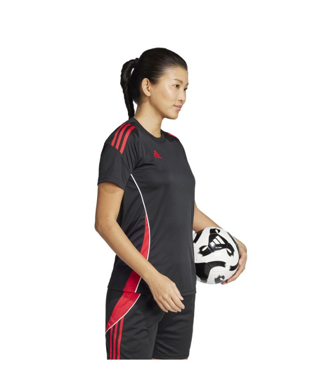 T-shirt de Football adidas Tiro24 Femme Noir
