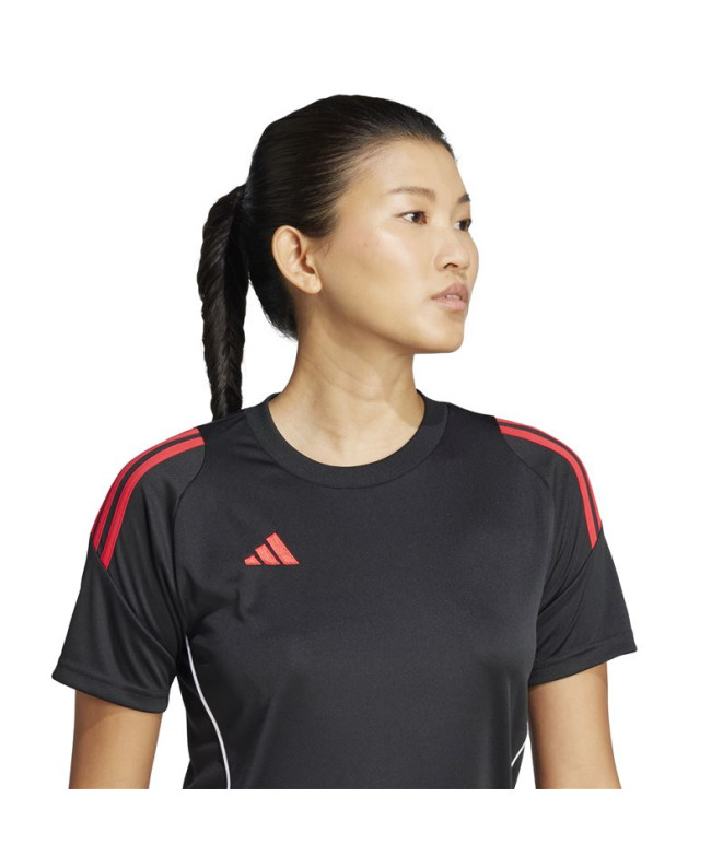 T-shirt de Football adidas Tiro24 Femme Noir