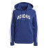 Moletom adidas Softs Hood Mulher Azul Escuro
