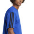 Camiseta adidas 3 Bandas Sj Hombre Azul/Negro