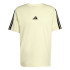Camiseta adidas 3 Bandas Sj Homem Azul Menta/Preto