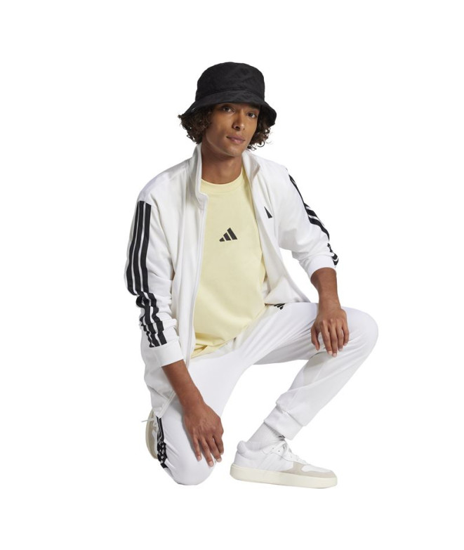 T-shirt adidas 3 Bandas Sj Homme Bleu Menthe/Noir