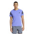 T-shirt de Fitness adidas Gym+ 3 Bandas Homme Bleu/Noir