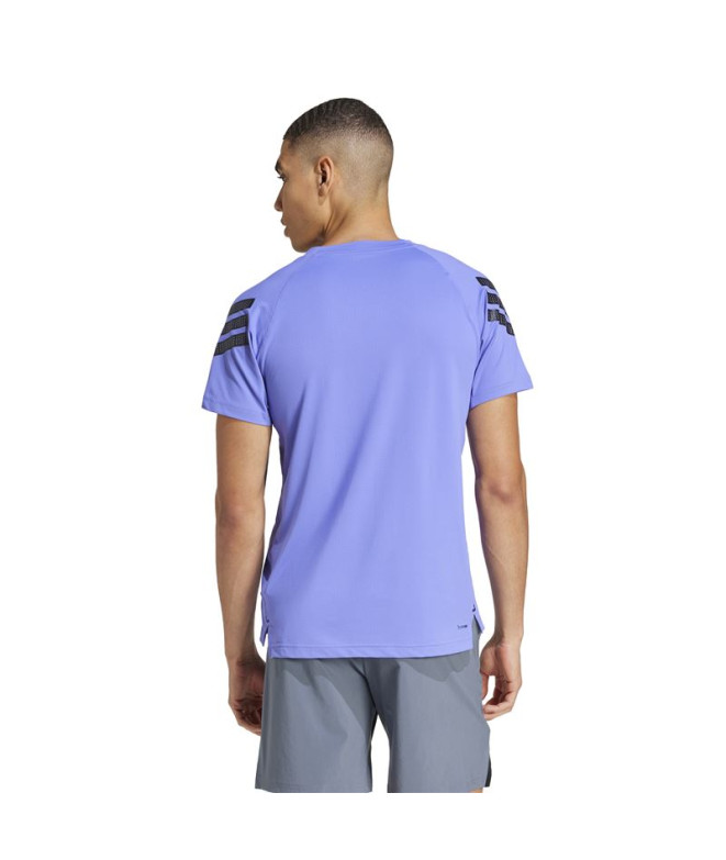 Camiseta de Fitness adidas Gym+ 3 Bandas Homem...