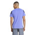 Camiseta de Fitness adidas Gym+ 3 Bandas Hombre Azul/Negro