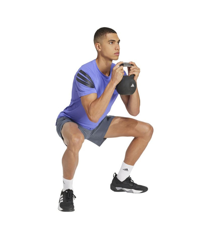 Camiseta de Fitness adidas Gym+ 3 Bandas Hombre...