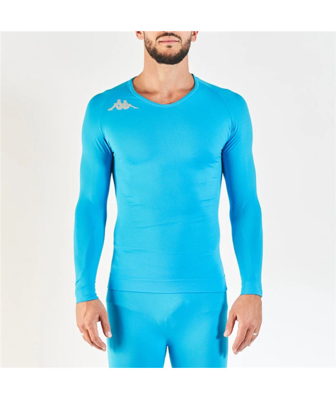 T-shirt thermique Kappa Kappa4Skin Kombat Bongv Bleu Turquoise