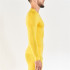 Camiseta Térmica Kappa 4Skin Kombat Bongv Amarillo