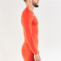 Camiseta Térmica Kappa 4Skin Kombat Bongv Naranja Tomato