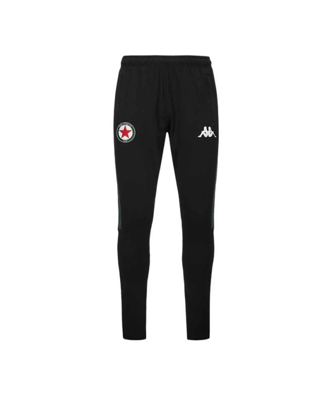 Pantalón Kappa Abunszip Pro 8 Red Star Hombre Negro/Verde Dk