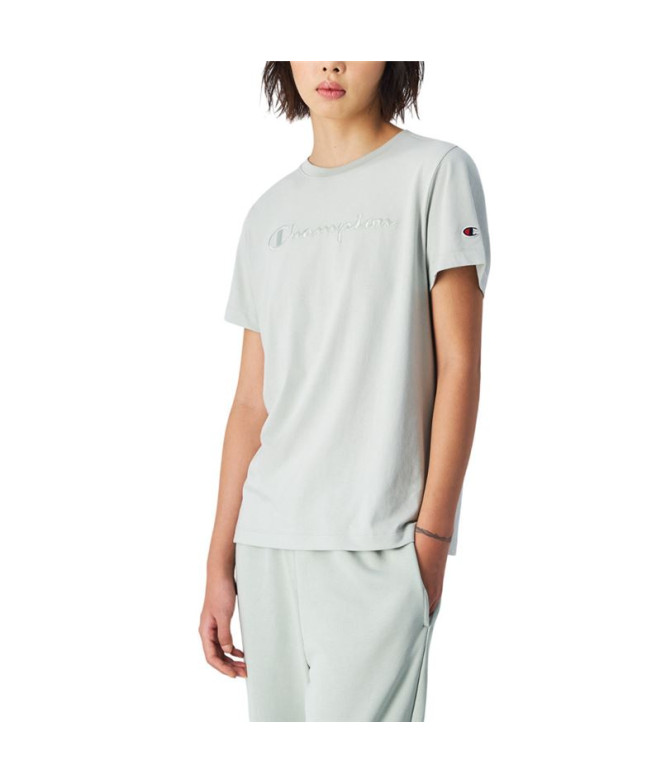 Camiseta Champion SS Mulher Verde Claro