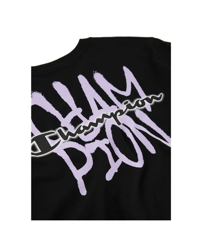 Camiseta Champion SS Hombre Negro