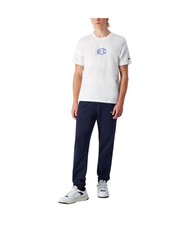 Camiseta Champion SS Hombre Blanco