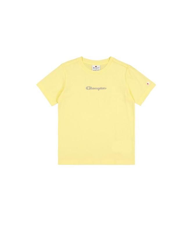 T-shirt Champion SS Enfant Ysm Jaune