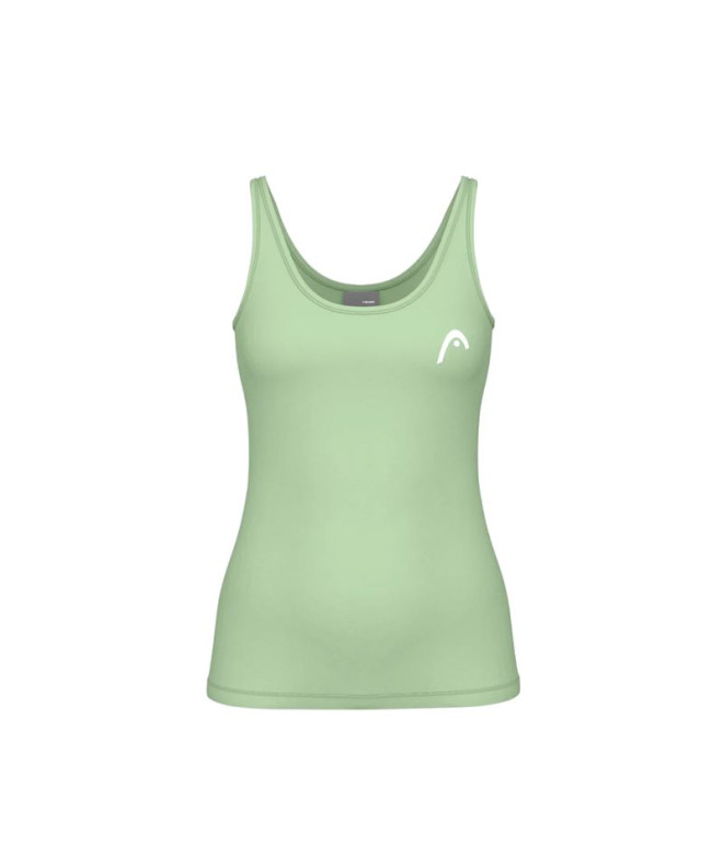 Camiseta de Pádel Head Spirit II Tank Top Mujer Verde
