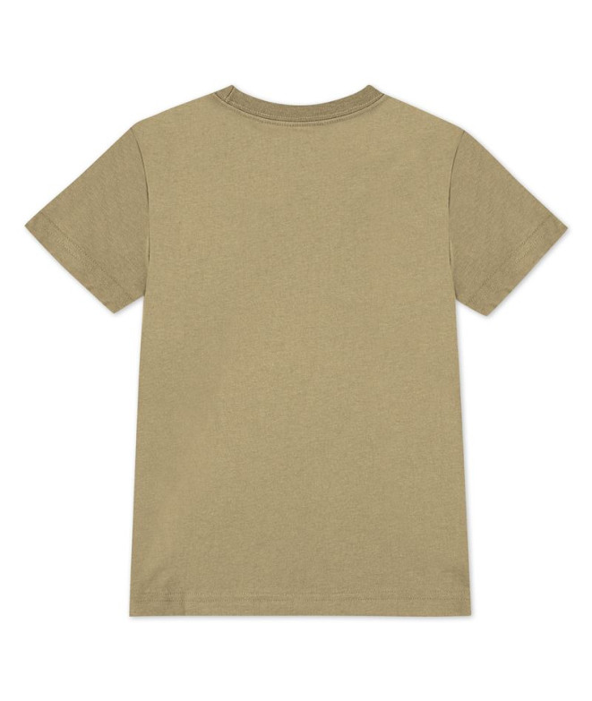 T-shirt Nike Nike Brandmark Stack Enfant Beige