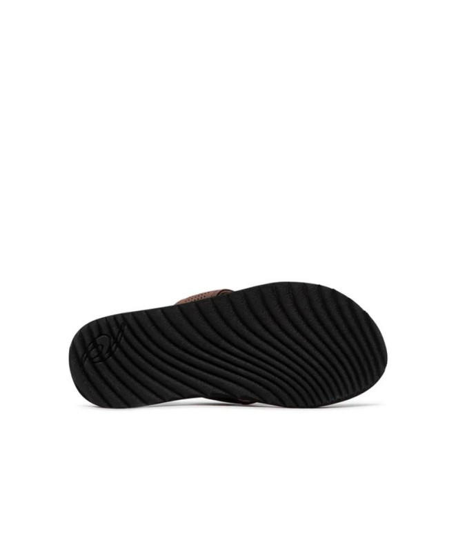 Tongs Rip Curl Chiba Open Toe Marron/Noir