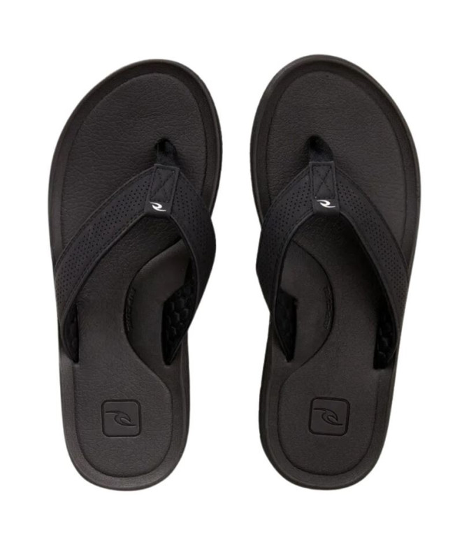 Chinelos Rip Curl Chiba Open Toe Preto