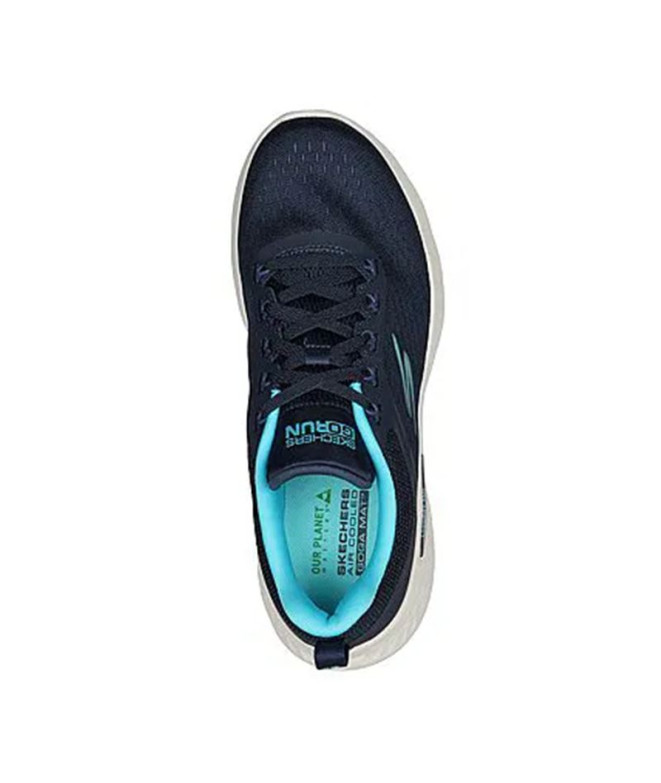 Zapatillas Skechers Go run lite Mujer Azul Marino