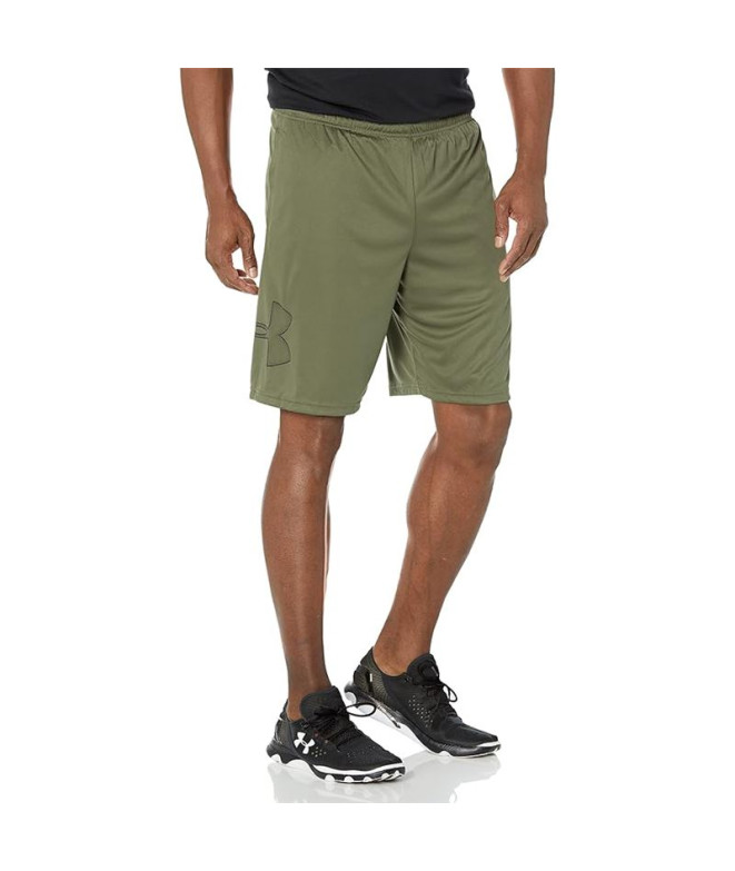 Pantalón Corto de Fitness Under Armour Tech Graphic Short Hombre Verde