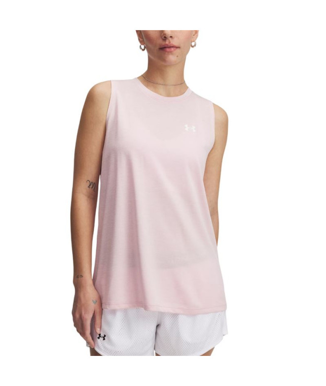 Camiseta Tirantes de Fitness Under Armour Tech Tank Twist Mujer Rosa