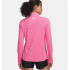 Camiseta de Fitness Under Armour Tech 1/2 Zip- Twist Mulher Rosa