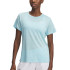 Camiseta Manga Curta de Fitness Under Armour Tech Ssc- Twist Mulher Azul