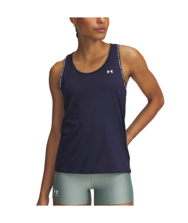 Camiseta Tirantes de Fitness Under Armour Tech Knockout Tank Mulher Azul