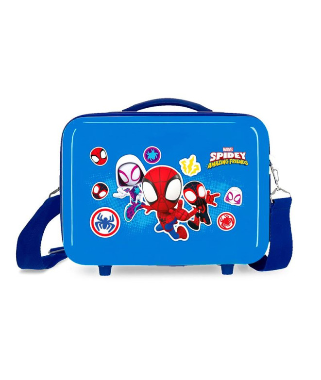 Neceser Marvel Adap. Abs Spidey Go Webs Go Azul