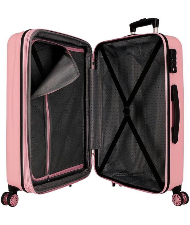 Maleta Disney Abs 68Cm 4W Minnie Y Mickey Paris...