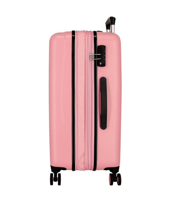 Maleta Disney Abs 68Cm 4W Minnie Y Mickey Paris...