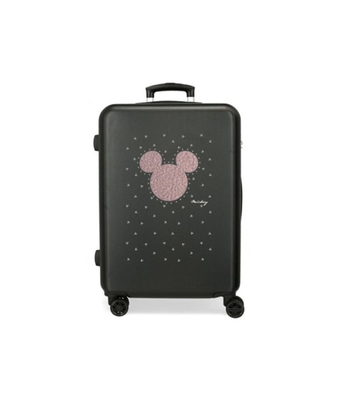 Mala Disney Abs 65Cm 4R Mickey Stud Preto