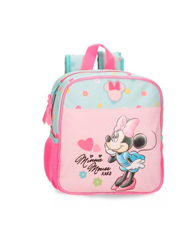 Mochila Disney Adapt 25 Cm Minnie Imagine Rosa