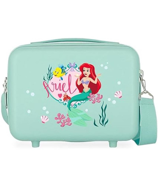 Estuche Disney Abs Adap Princess Celebration La sirenita Ariel Verde