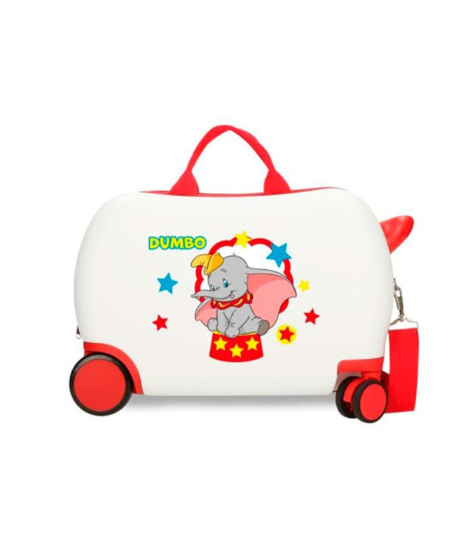 Mala Infantil Disney 4W (2 Multi) 45Cm Dumbo Circus Branco